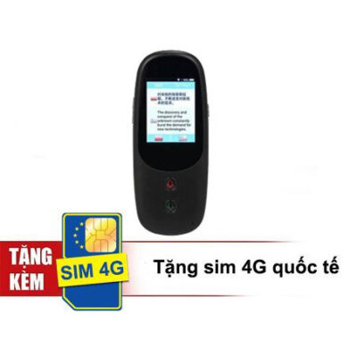 Sahaha T6 – Máy Phiên Dịch Trực Tiếp 41 Ngôn Ngữ Có Tiếng Việt, Trí Tuệ Nhân Tạo AI