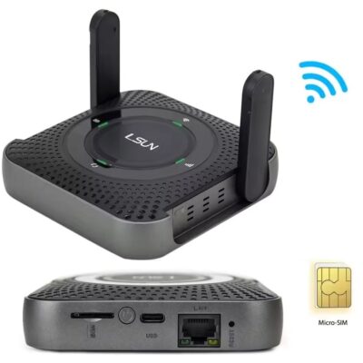 Bộ Phát Wifi 4G LSUN MF607 – Tốc Độ 300 Mbps, Pin 5000 mAh