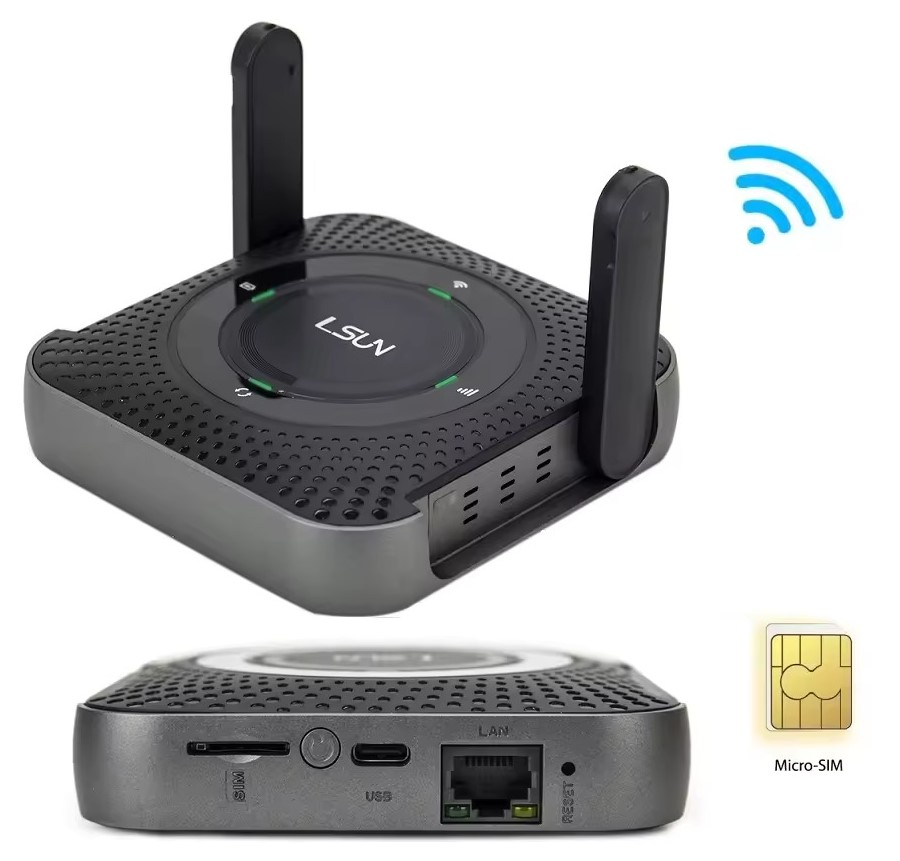 Bộ Phát Wifi 4G LSUN MF607 – Tốc Độ 300 Mbps, Pin 5000 mAh